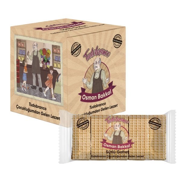 Tudobranco Osman Bakkal Gofret 140 Gram 10 Adet