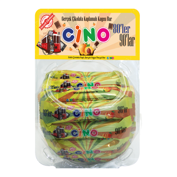 Efsane Cino Gerçek Çikolata Kayısı 35 Gram 36 Adet