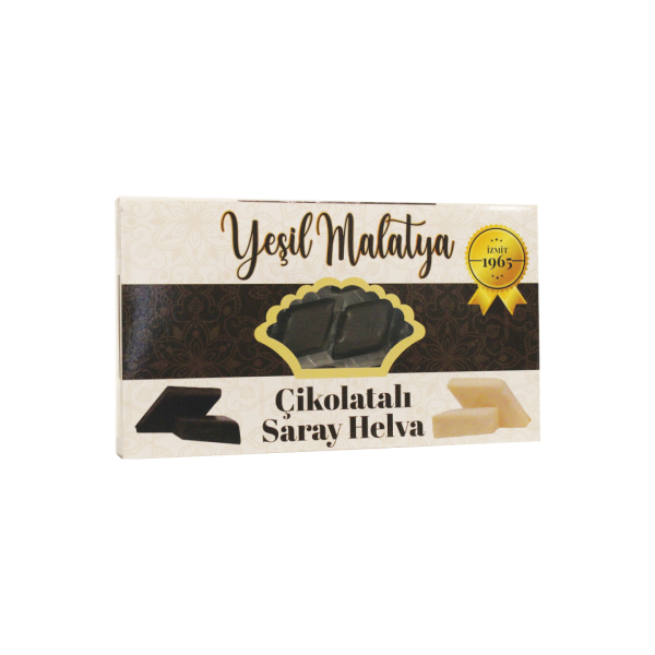 Yeşil Malatya Çikolatalı Saray Helvası İzmit Pişmaniye 200 Gram 20 Adet