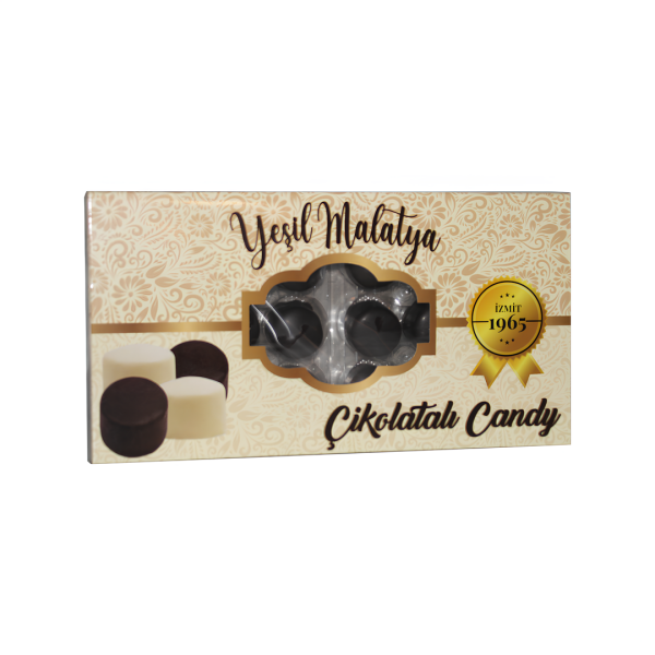 Yeşil Malatya Çikolatalı İzmit Pişmaniye Candy 215 Gram 30 Adet