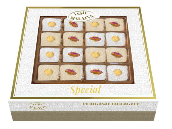 Yeşil Malatya Special Lokum 350 Gram 12 Adet