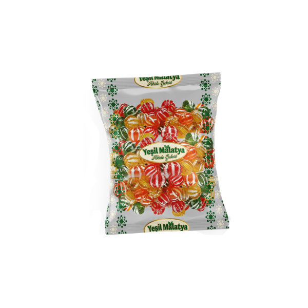 Yeşil Malatya Bonbon Akide Şeker 240 Gram 12 Adet