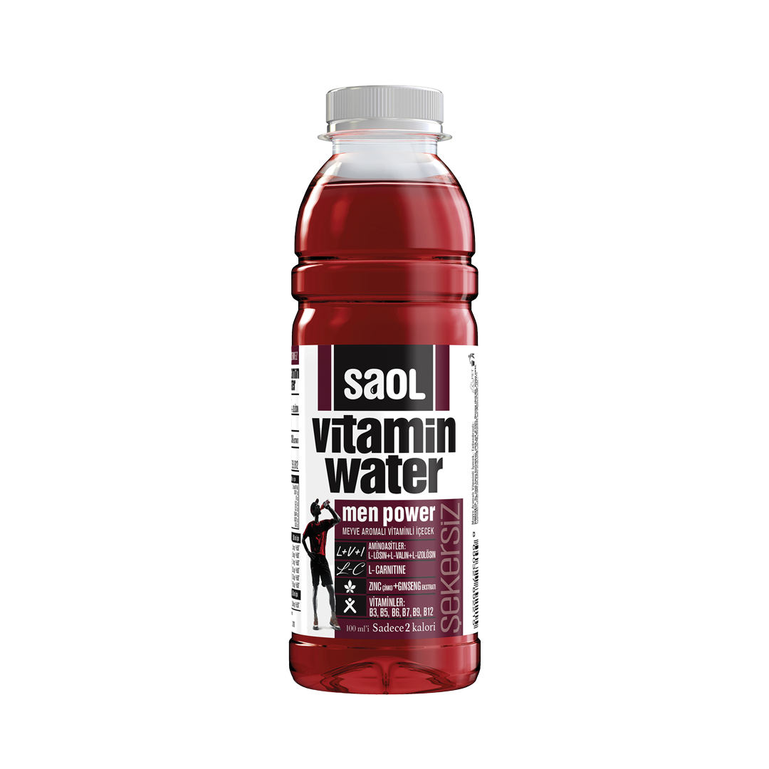 Saol Vitamin Water Men Power 500 ML 12 Adet