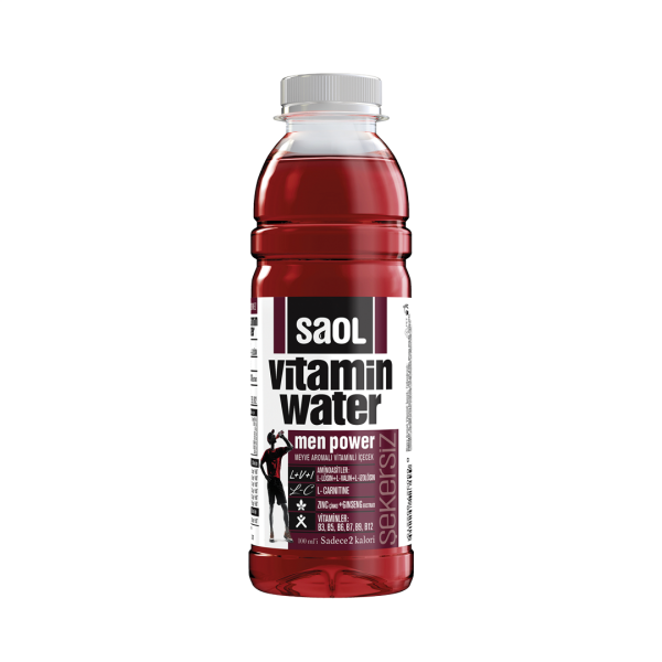 Saol Vitamin Water Men Power 500 ML 12 Adet