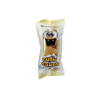 Original Cutie Vanilya Dolgulu Kek 45 Gram 24 Adet
