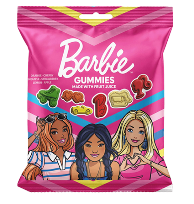 Original Gourmet Barbie Gummy Yumuşak Şeker 100 Gram 12 Adet