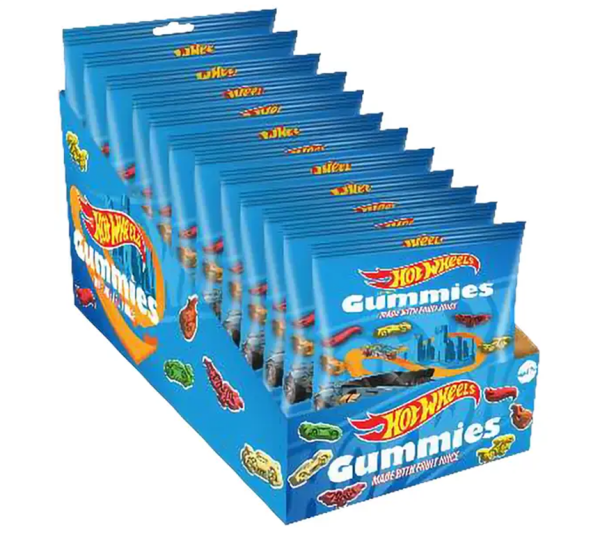 Original Gourmet Hot Wheels Gummy Yumuşak Şeker  100 Gram 12 Adet