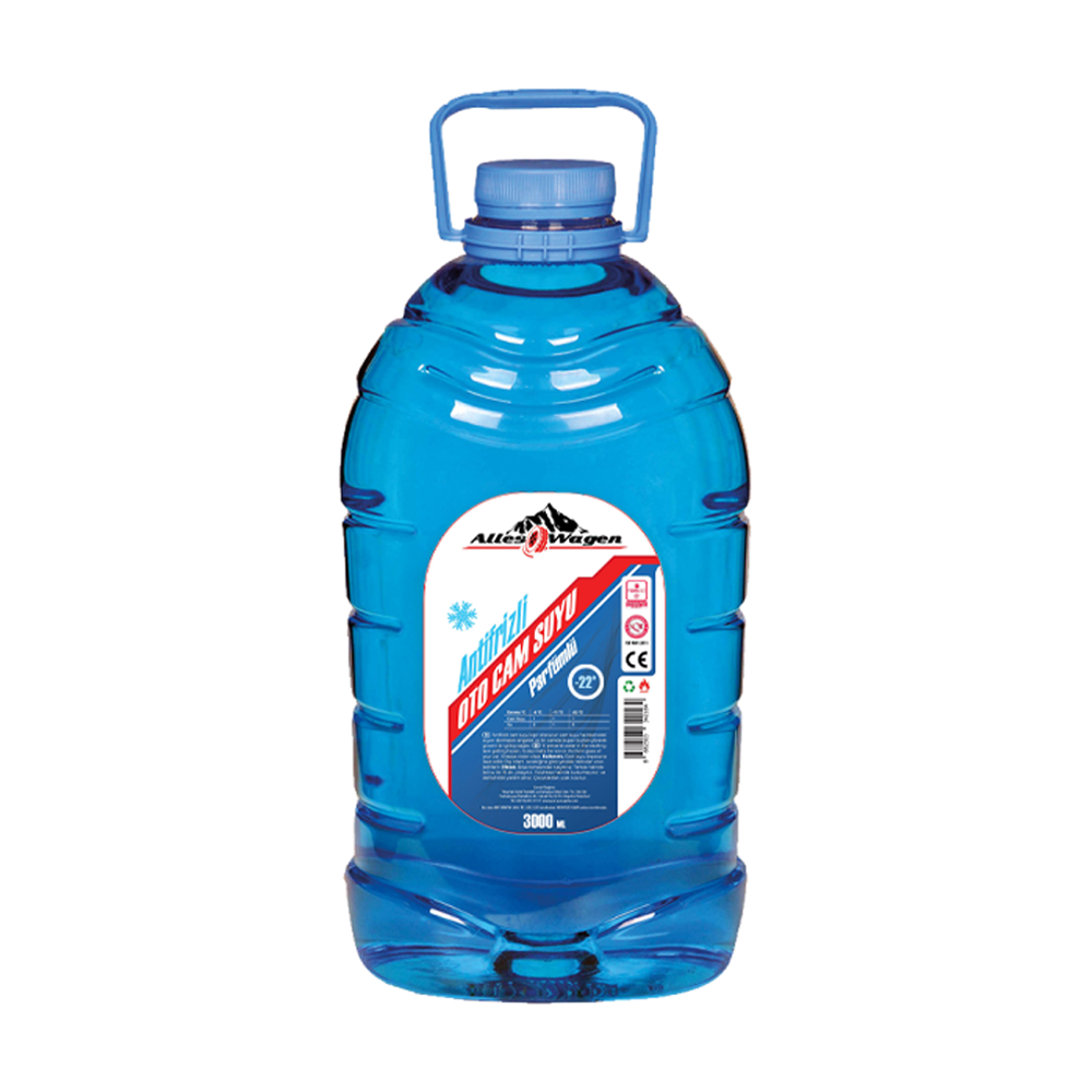 Alles Wagen Parfümlü Antifrizli Cam Suyu -22 C / 3 Litre 6 Adet