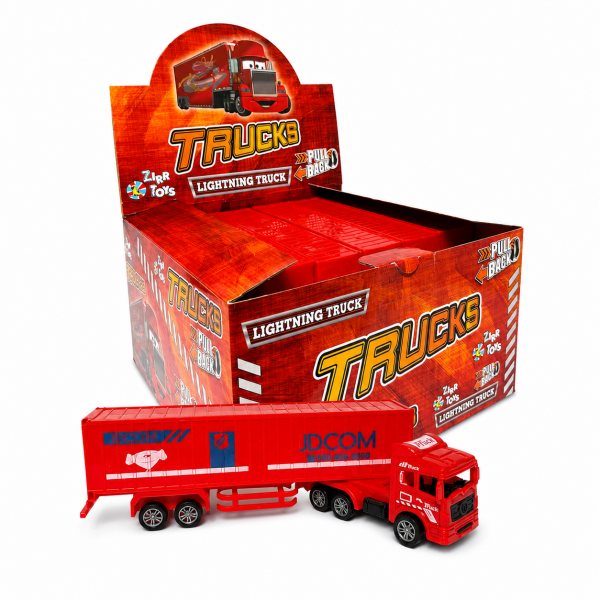 Zırrtoys Pull Back Trucks- Çek Bırak Tır 12 Adet